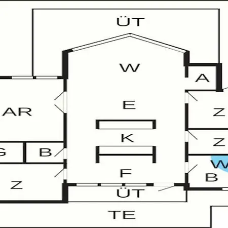 Дом отдыха 10 Person In Ansager-by Traum